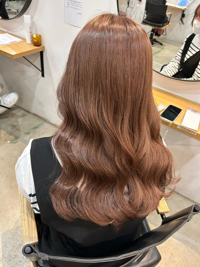【5月限定🍒】カット+ダブルカラー(ブリーチ込み)🩷の写真