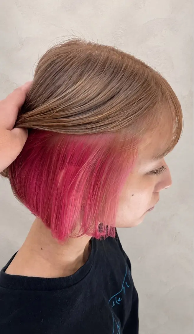 ミディアム カット ヘアカラー garden小山店 Yuka🌿のマツエク・マツパデザイン