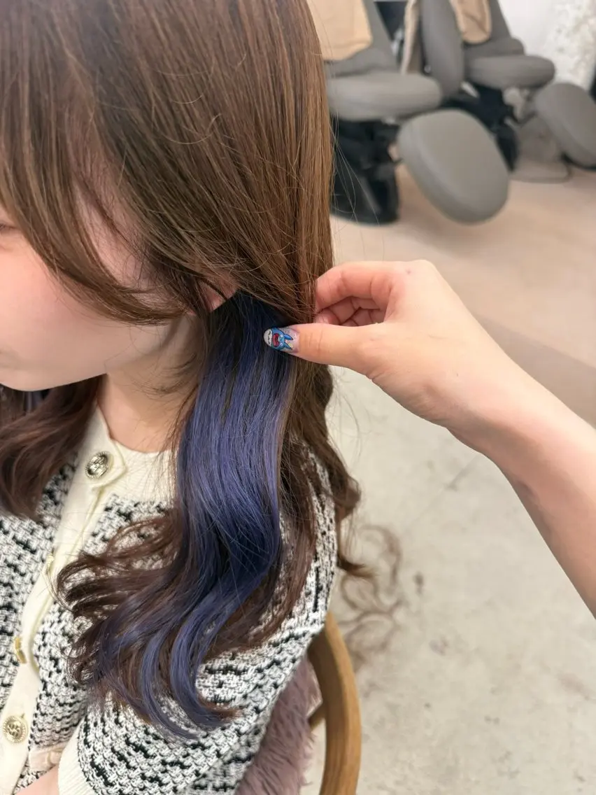 ロング カット ヘアカラー トリートメント 🌻花屋併設🌻濱 幸帆のヘアスタイル