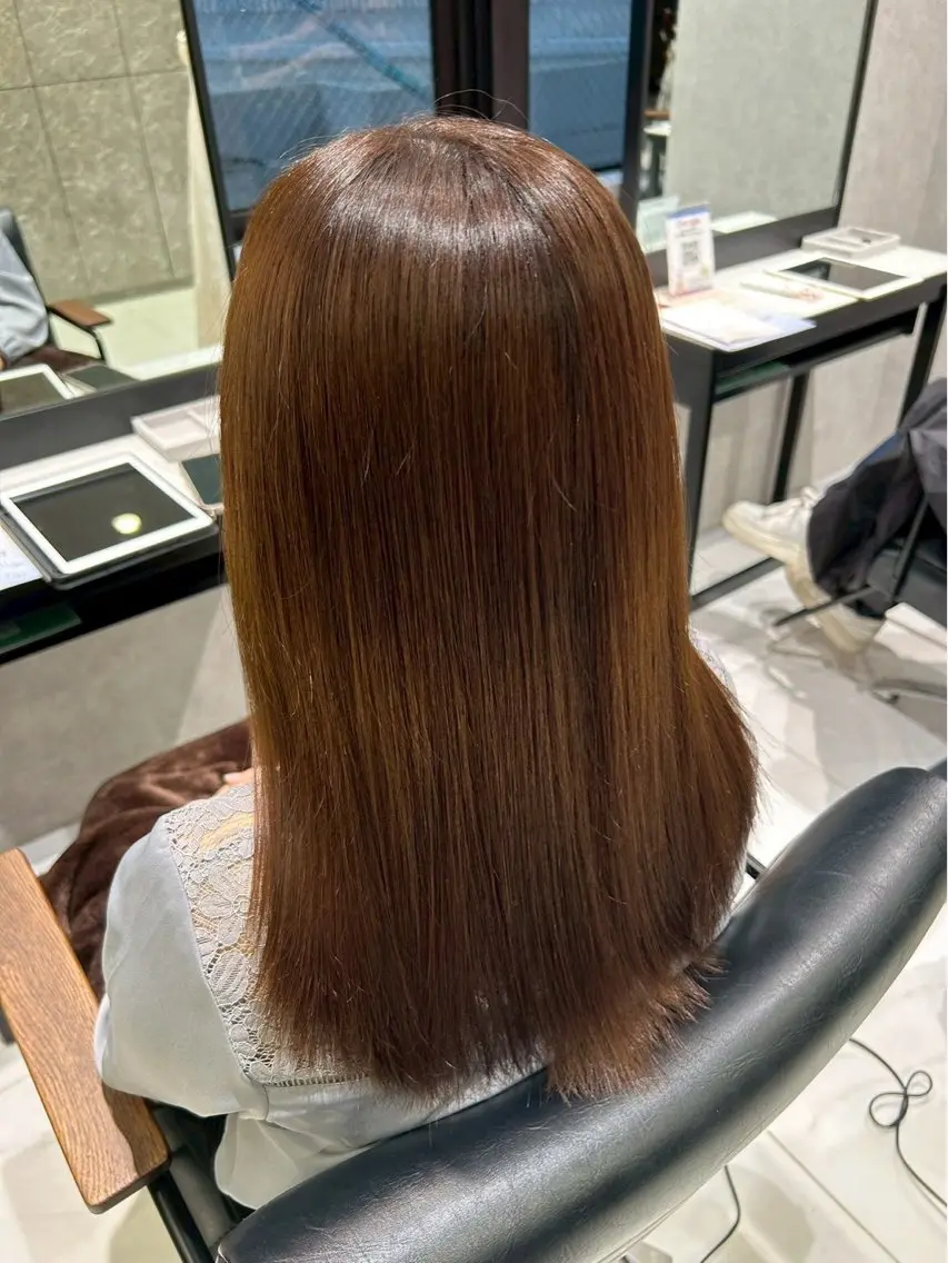 セミロング カラー TheEctilo 江坂Yoshimi✨のヘアスタイル