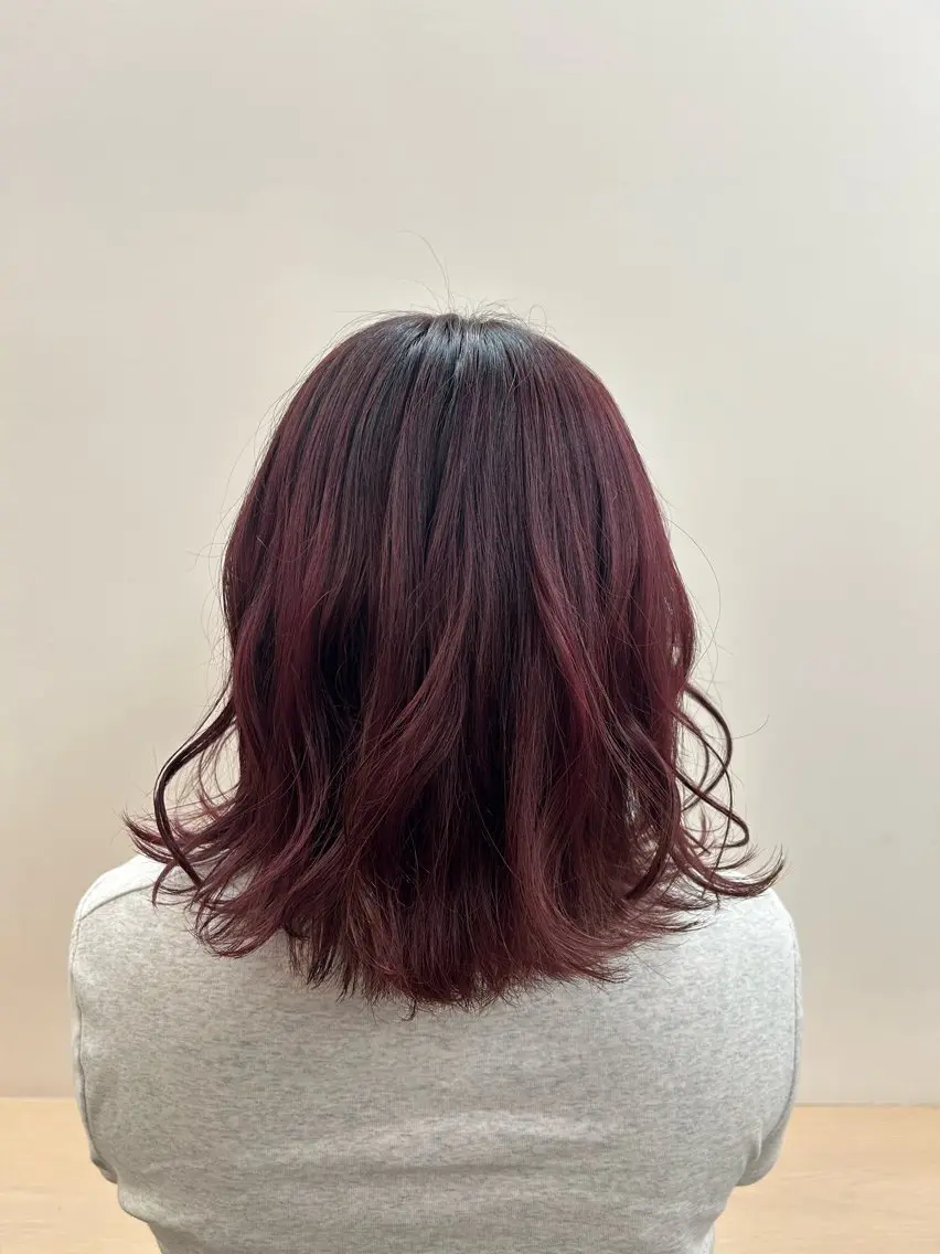 カラー ヘアカラー モデル募集中🪽*. ¦謝花 卯依のヘアスタイル