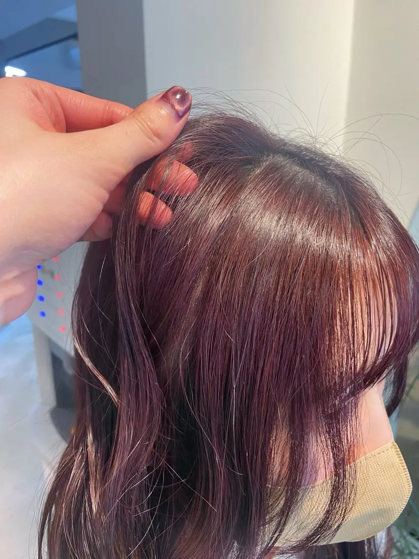 ロング カラー カット ヘアカラー 鳥本かりん／ パーマモデル募集のヘアスタイル