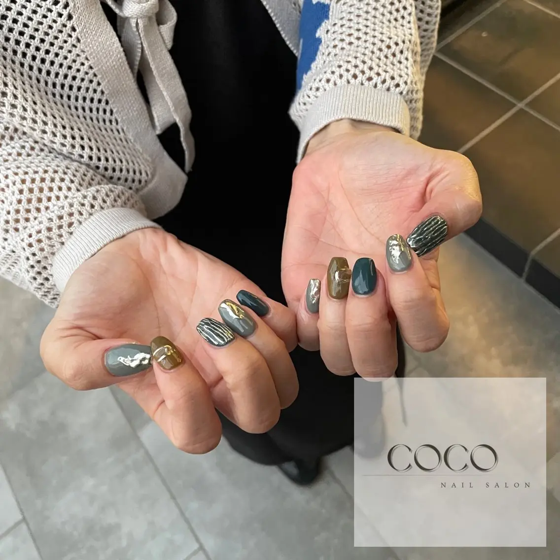 ネイル ハンドネイル NAIL SALON / 耳ツボ HBLのネイルデザイン