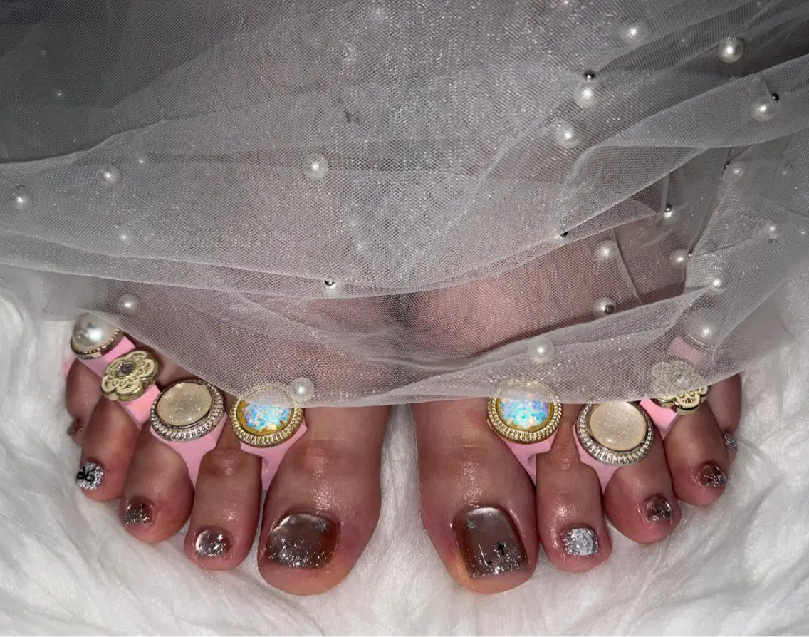 ネイル フットネイル Mermaid Nail saraのネイルデザイン