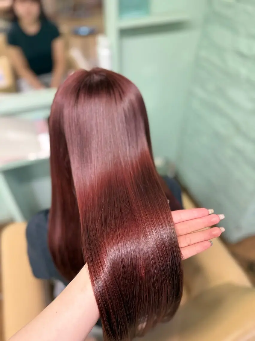 ロング カラー ヘアカラー 🩵KUREA🩵 /似合わせカットのヘアスタイル