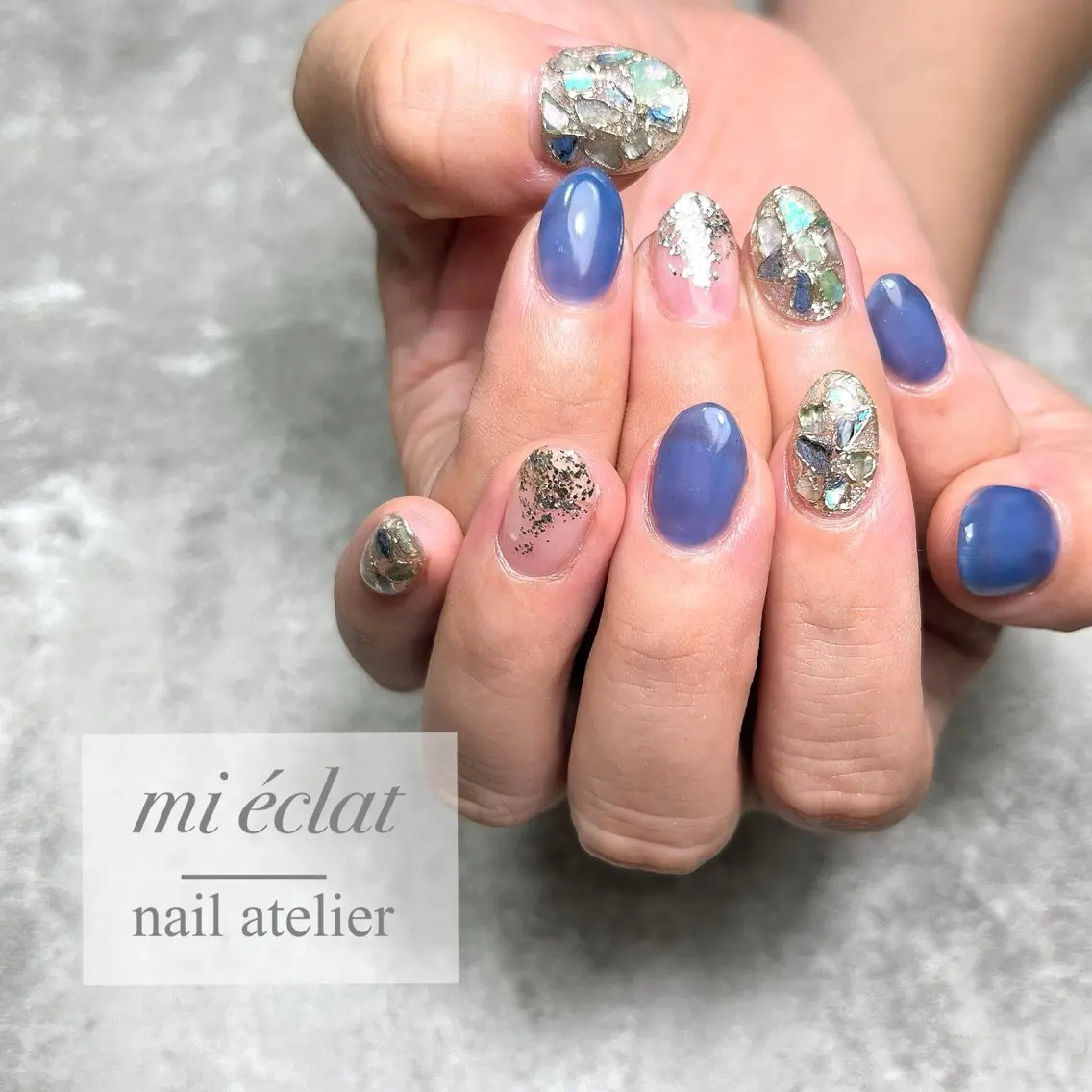 ネイル アートネイル ニュアンスネイル mi éclat ミ　エクラのネイルデザイン