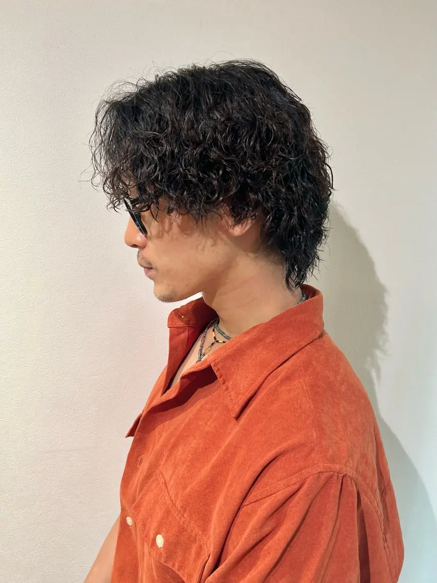 パーマ メンズ カット パーマ マツエク/men's /カラー🎀ヒカルのマツエク・マツパデザイン