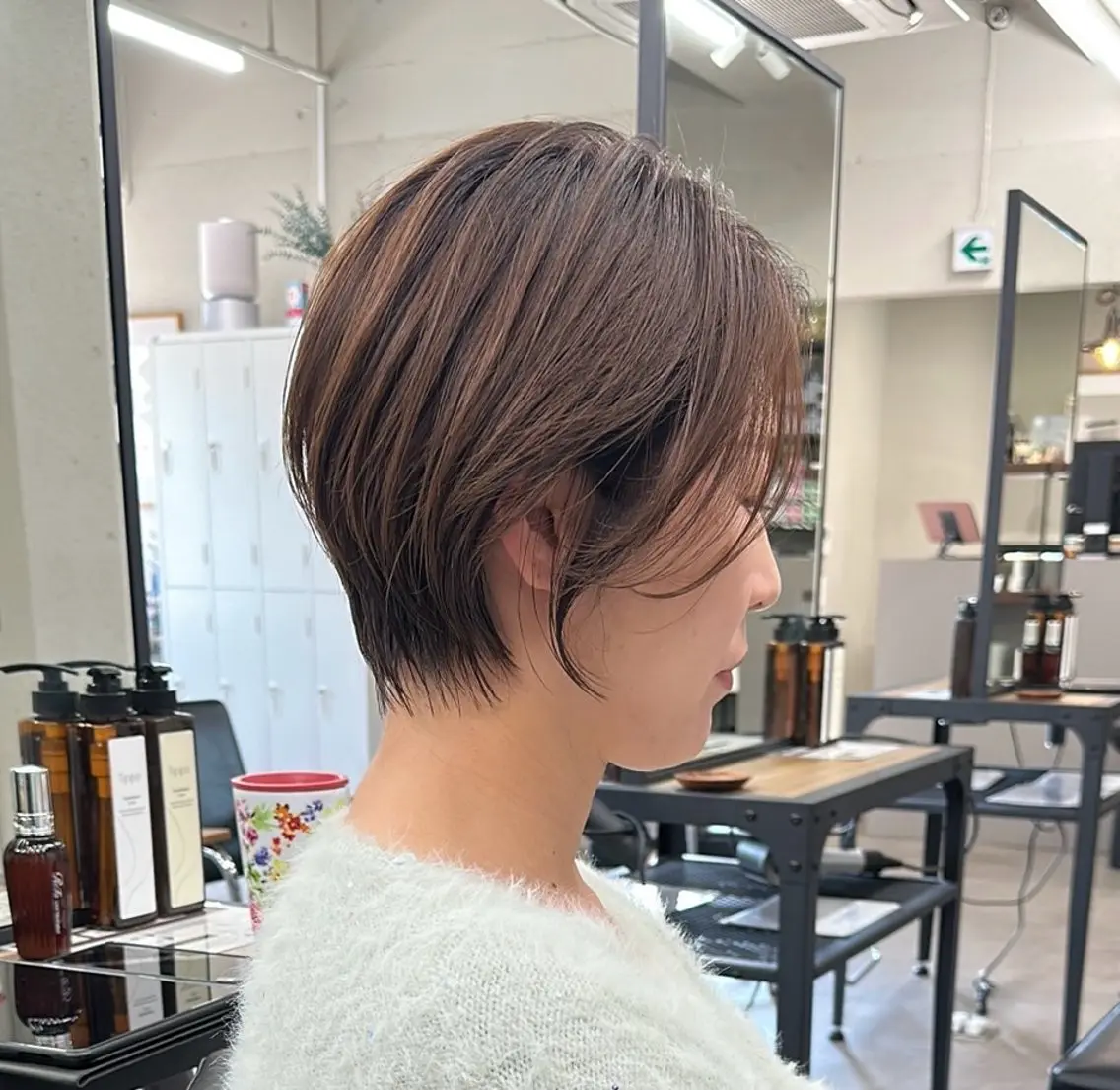 ショート カット 秦 海来のヘアスタイル