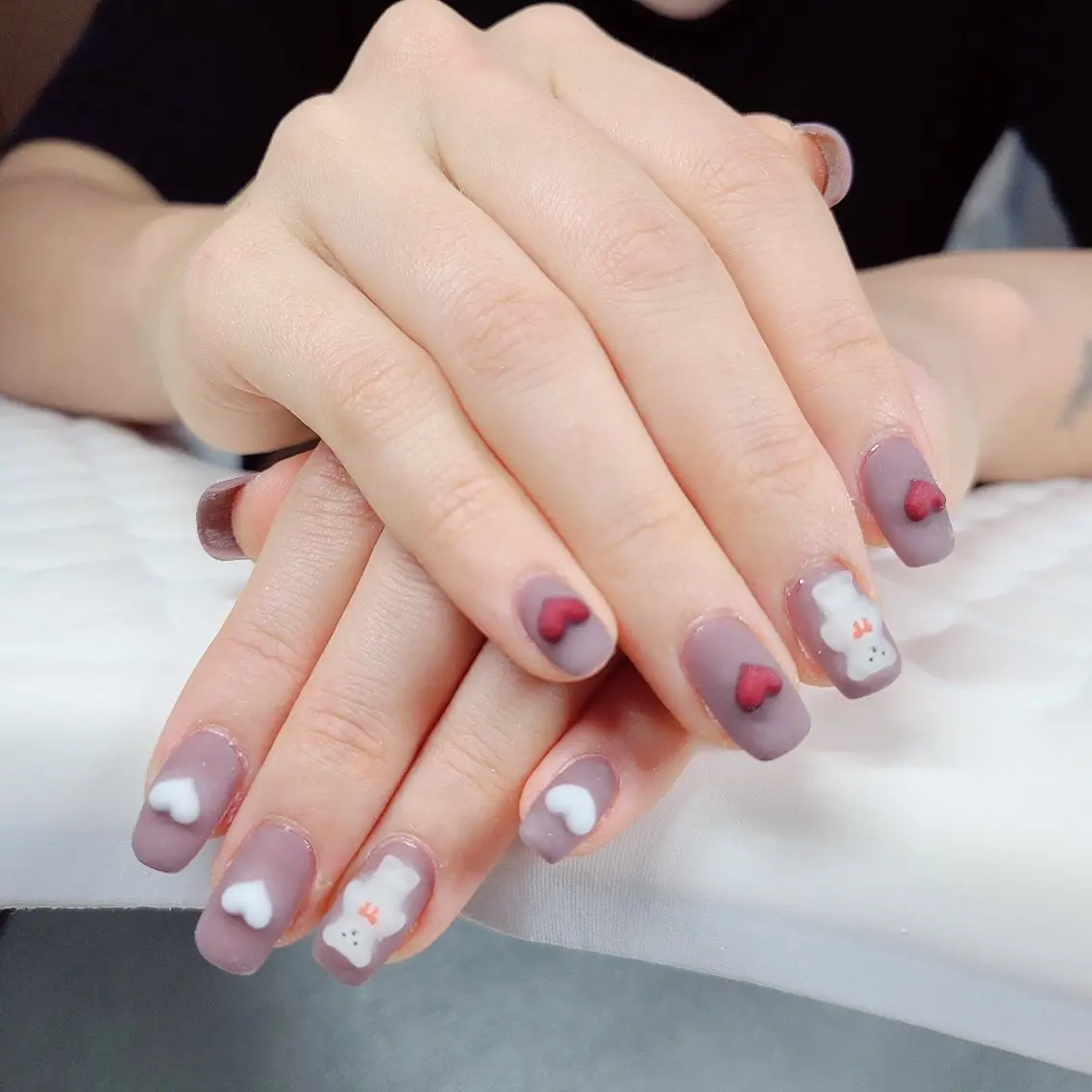 ネイル マットネイル 52 nailのネイルデザイン