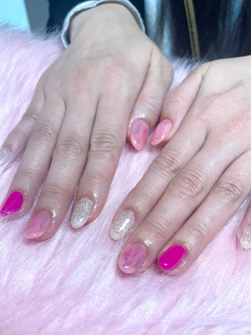 ネイル ハンドネイル Nail ヌシん家 AKANEのネイルデザイン