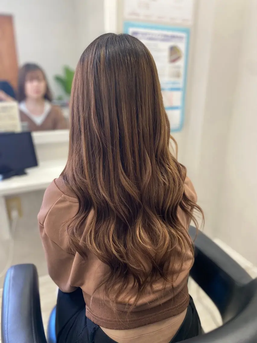 ロング ロング エクステ 三浦 美鈴のヘアスタイル