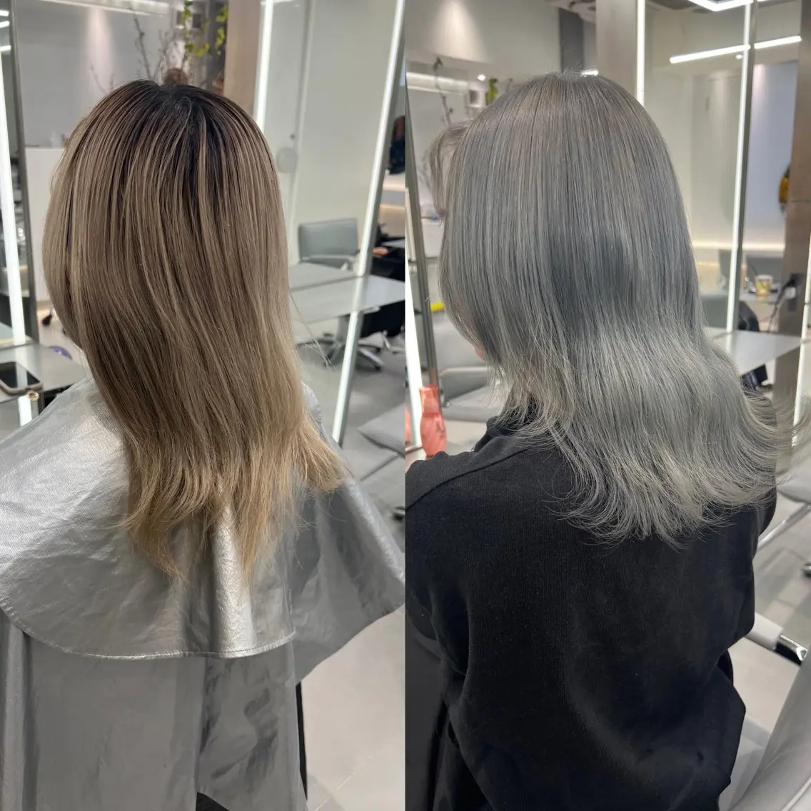 セミロング カラー ヘアアレンジ ヘアカラー トリートメント ar+ ❤︎ maiのヘアスタイル