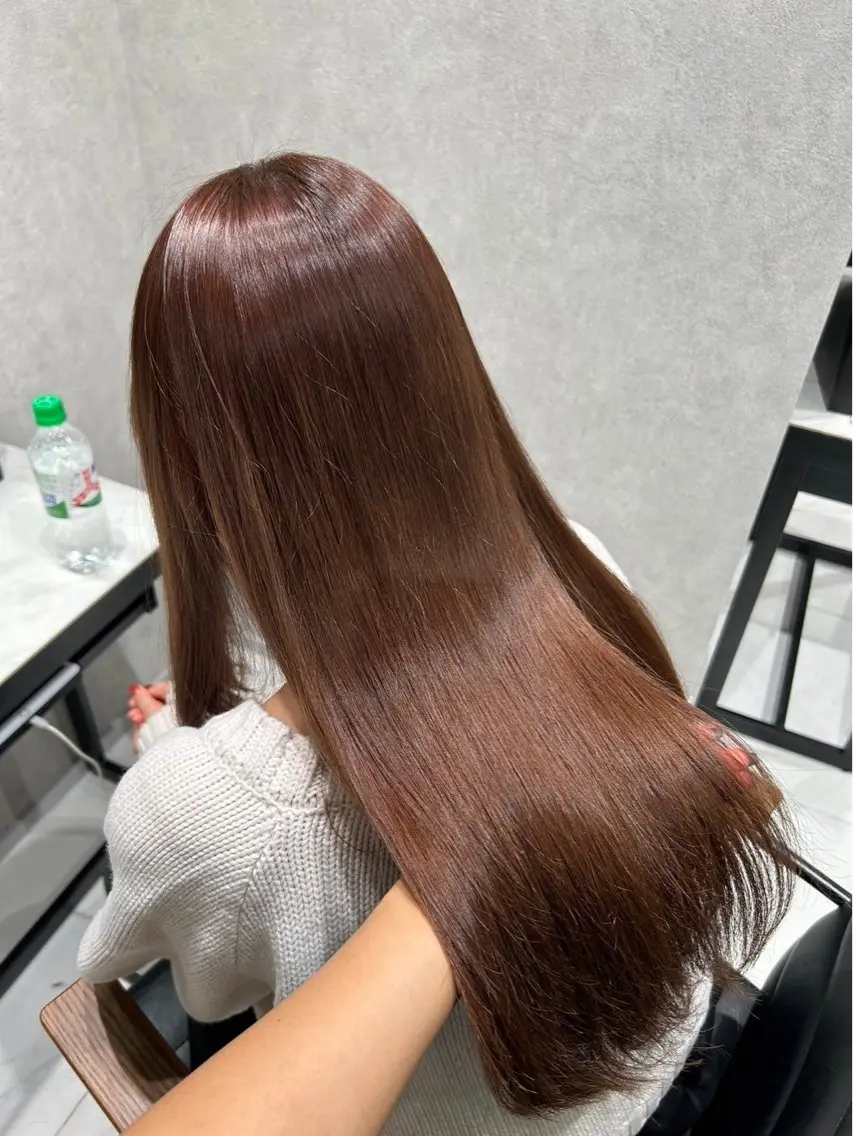 カラー 透明感カラー×顔周り mizuki🫧のヘアスタイル