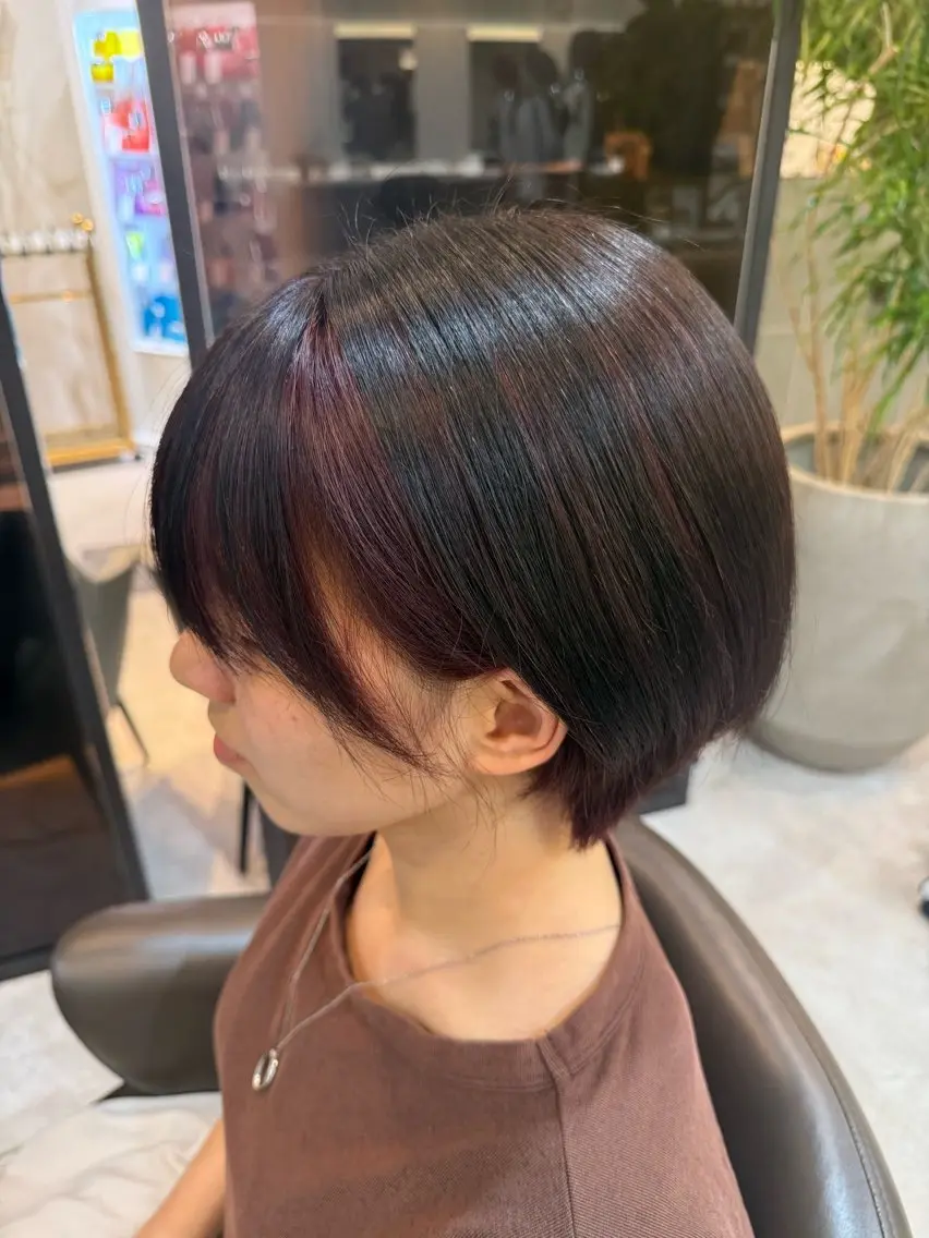 カラー ヘアカラー 守 瑞希のヘアスタイル