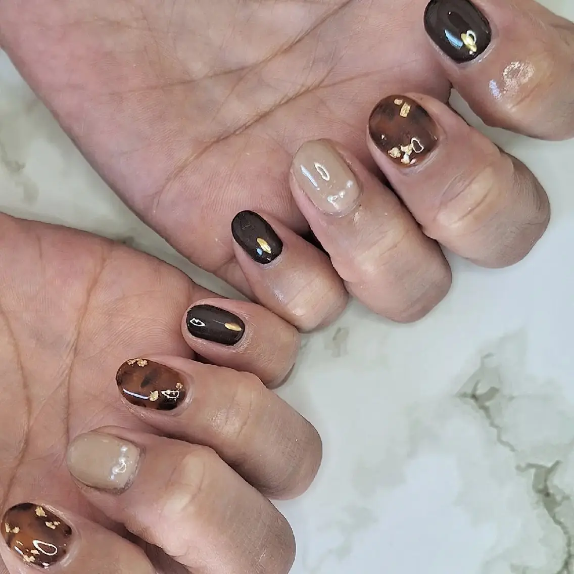 ネイル べっ甲ネイル Nailsalon G.S.F Hisaのネイルデザイン