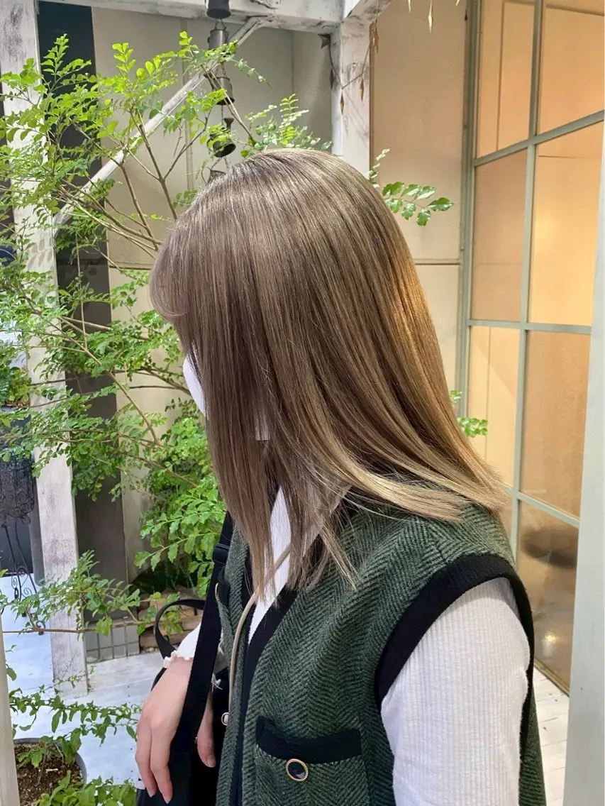 ロング カラー 清野 海真のヘアスタイル