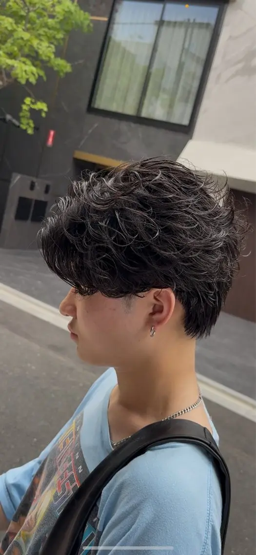 パーマ メンズ カット パーマ トリートメント fifth かいとのヘアスタイル