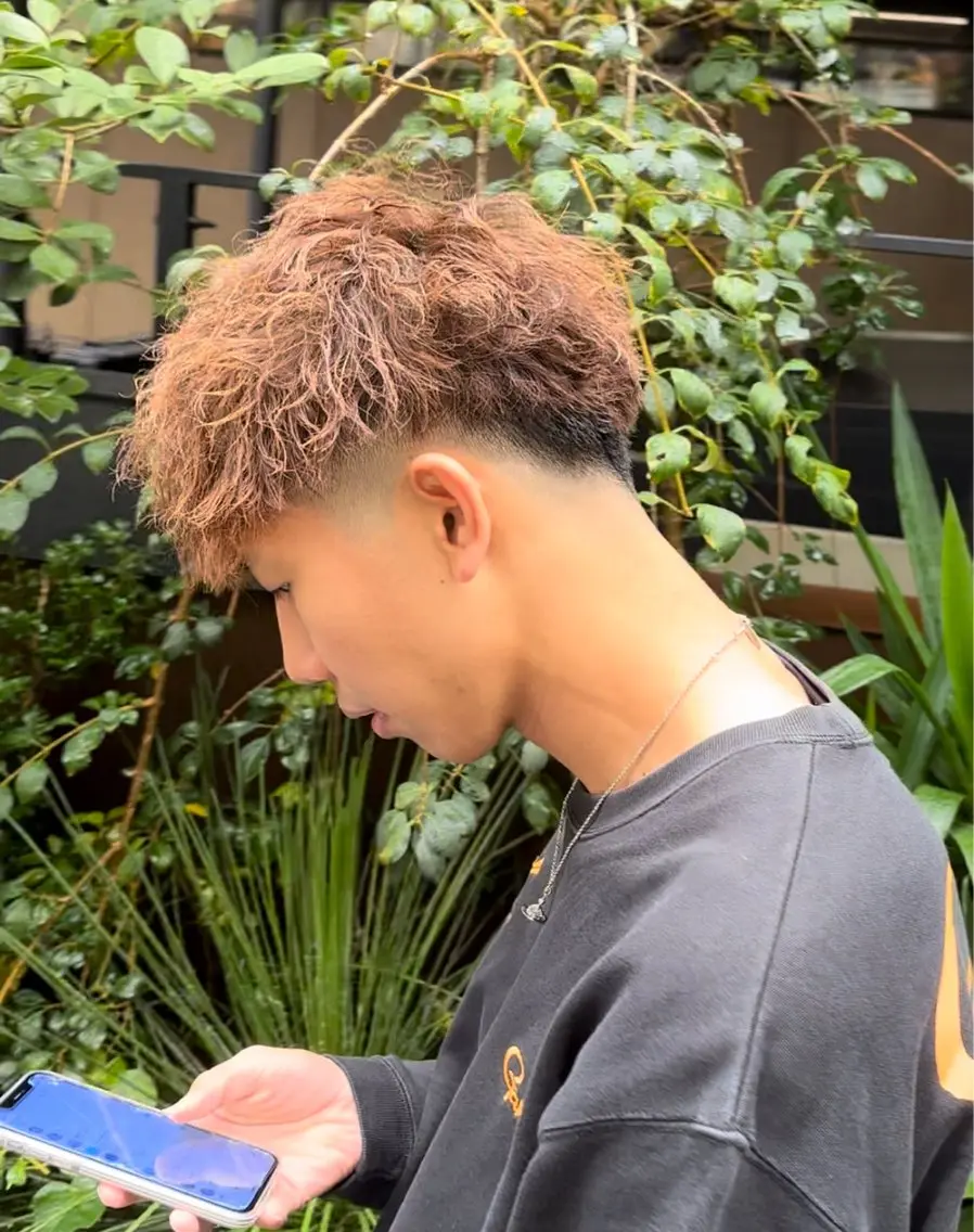 ショート パーマ メンズ メンズパーマ 森 駿太のヘアスタイル