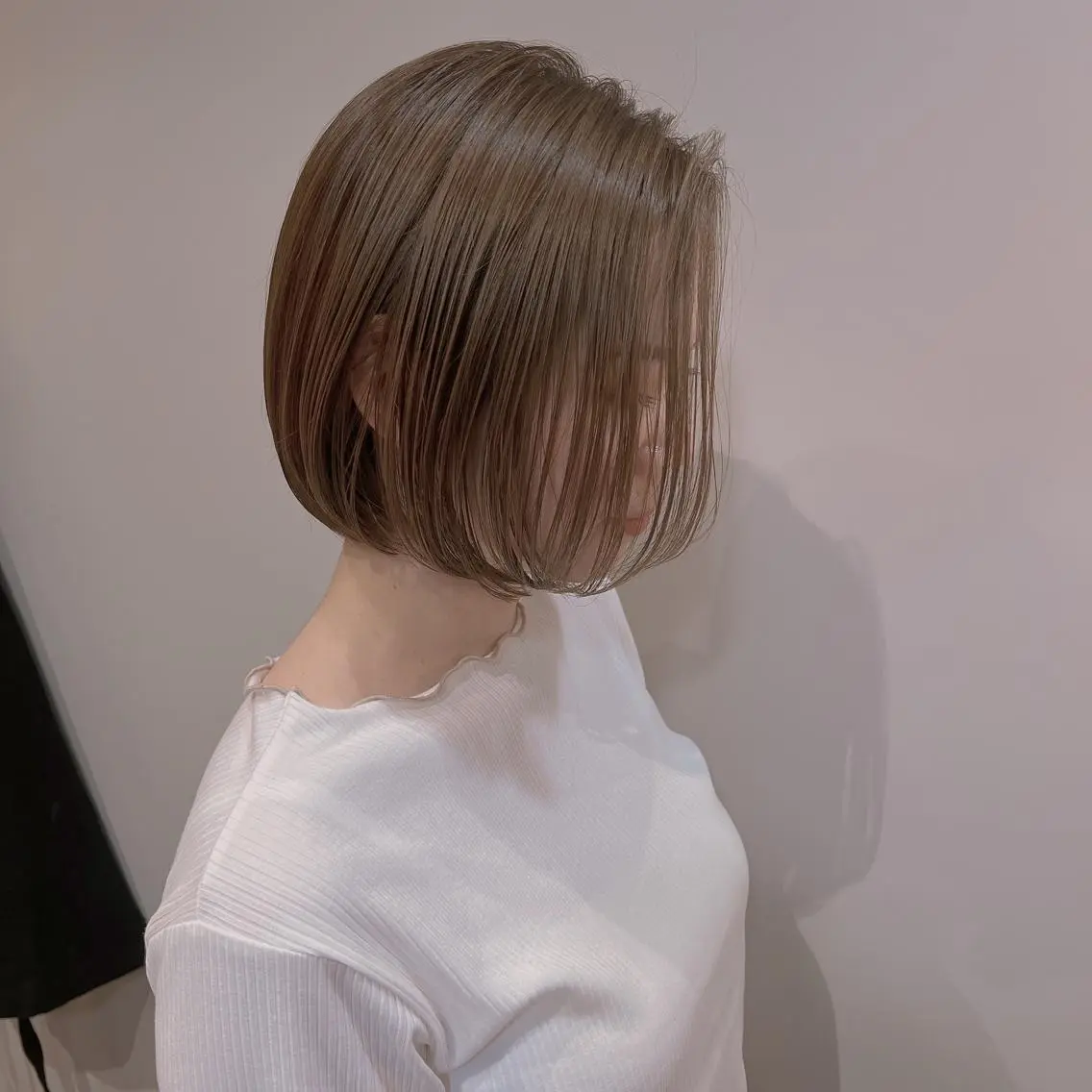ミディアム カット ヘアカラー トリートメント パーソナルカラー lapiax阿部のヘアスタイル