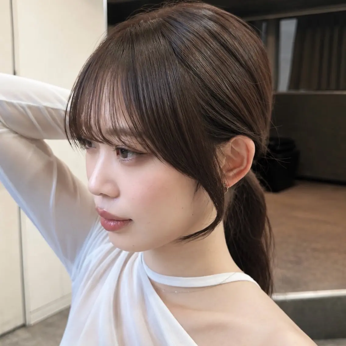 ロング カラー カット ヘアカラー トリートメント 新宿/顔周りカット/ レイヤー/がっきーのヘアスタイル