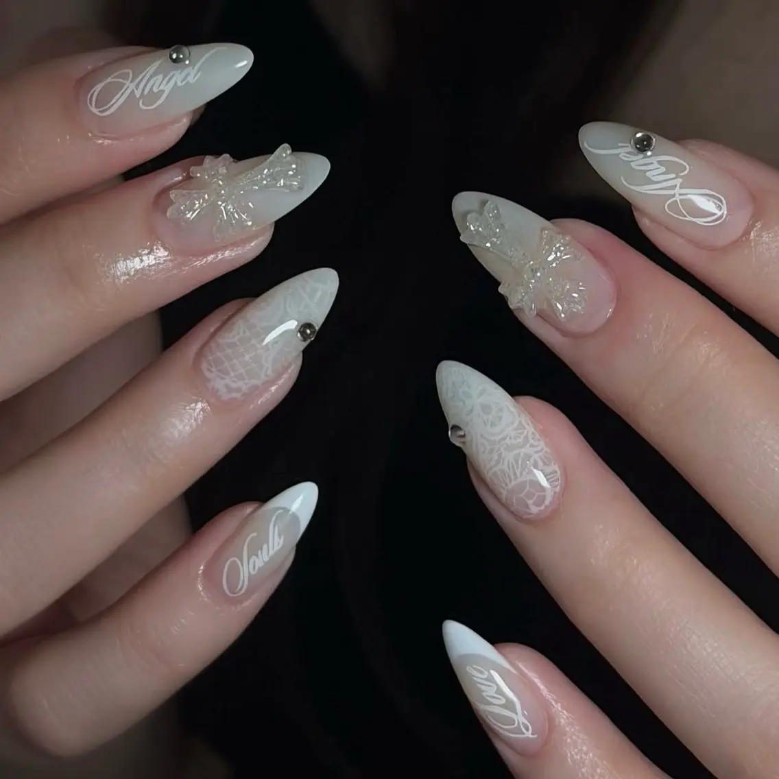 ネイル キラキラネイル 韓国ネイル マグネットネイル 夏ネイル ワンホンネイル ハンドネイル Sully Nail Labのネイルデザイン