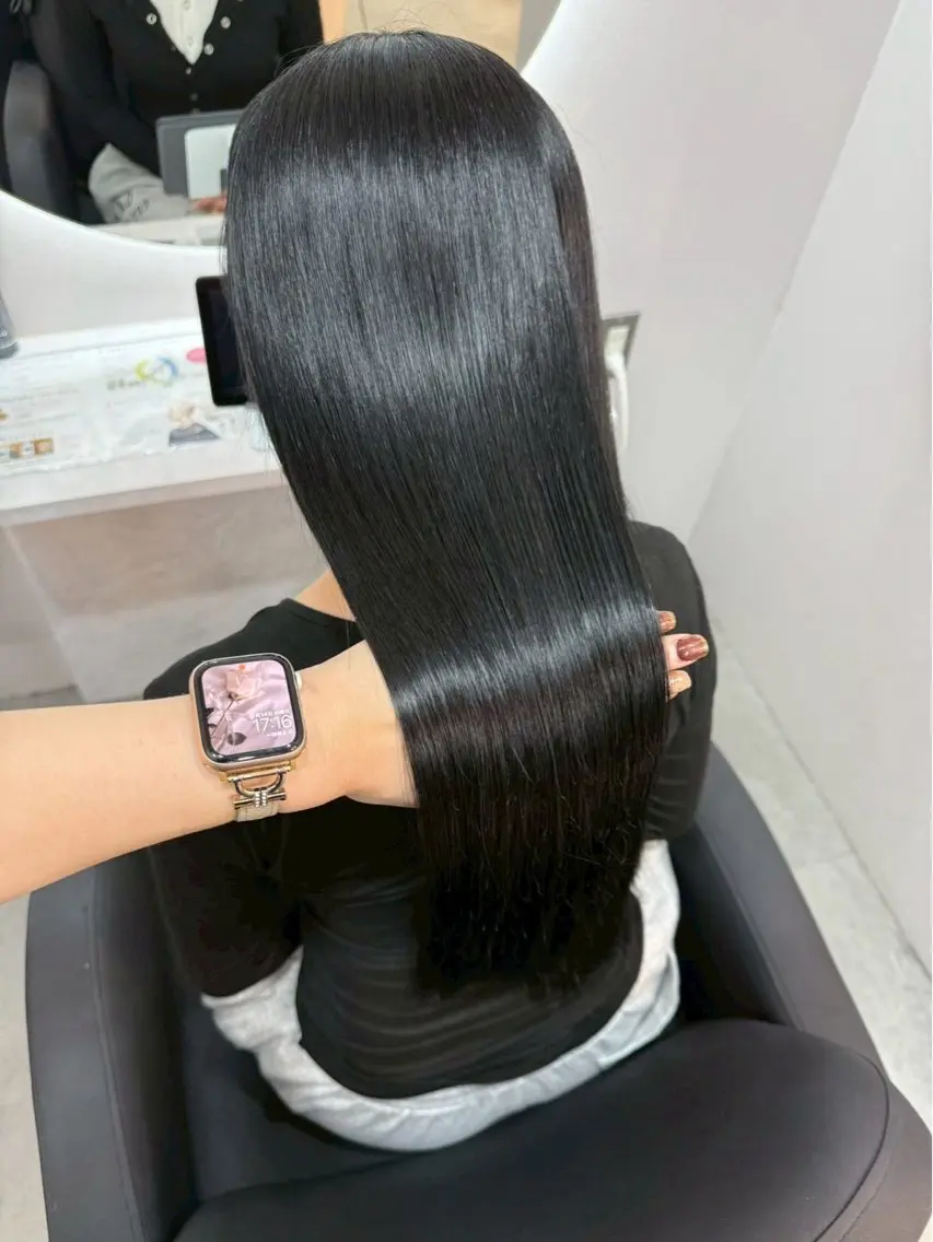 ロング カット ヘアカラー トリートメント ALLEN hair 梅田店のヘアスタイル