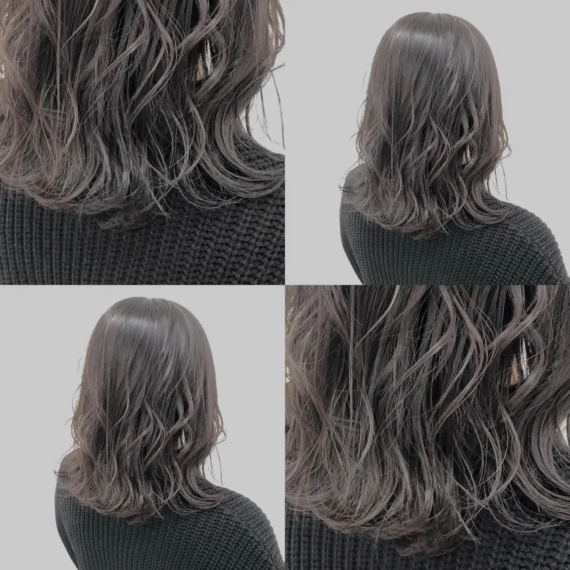 セミロング カラー パーマ ヘアアレンジ メンズ キッズ ネイル マツエク・マツパ 上品＆韓国風 🥀海心🥀のヘアスタイル