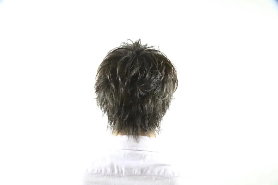 ショート メンズ メンズウルフカット ショートヘア 外ハネヘア ウルフカット Vir by browのヘアスタイル
