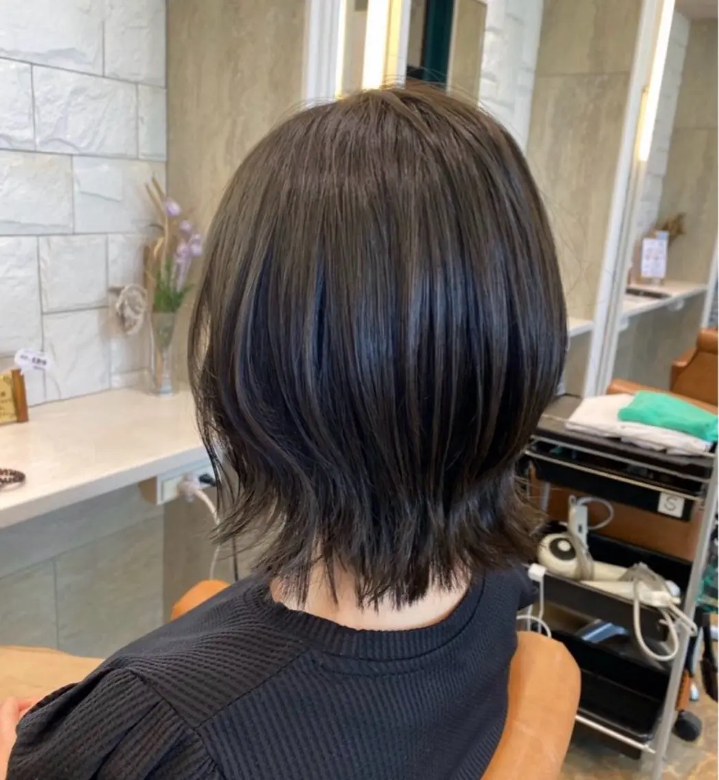 ミディアム カラー ママ美容師 Tsuchiyaのヘアスタイル
