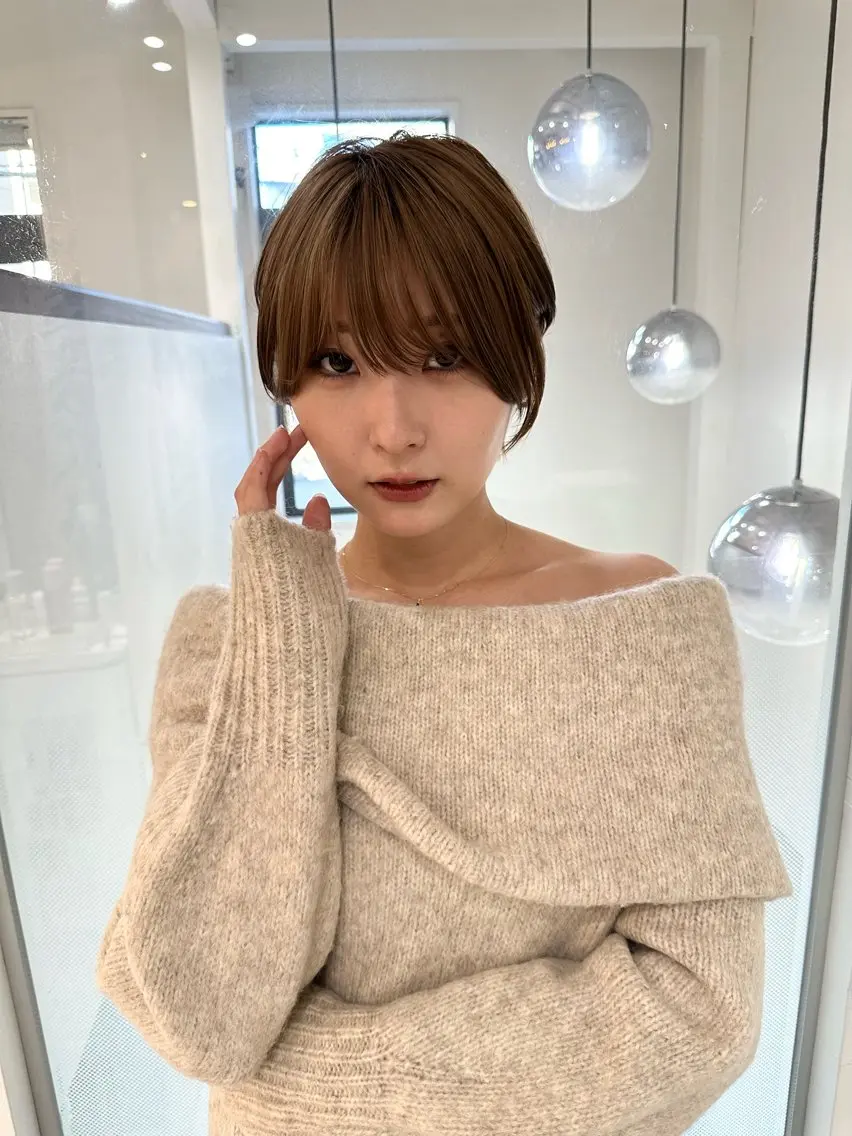 ショート ショートヘア カット ヘアカラー トリートメント ヘッドスパ 縮毛矯正/レイヤー taiga🐯のヘアスタイル