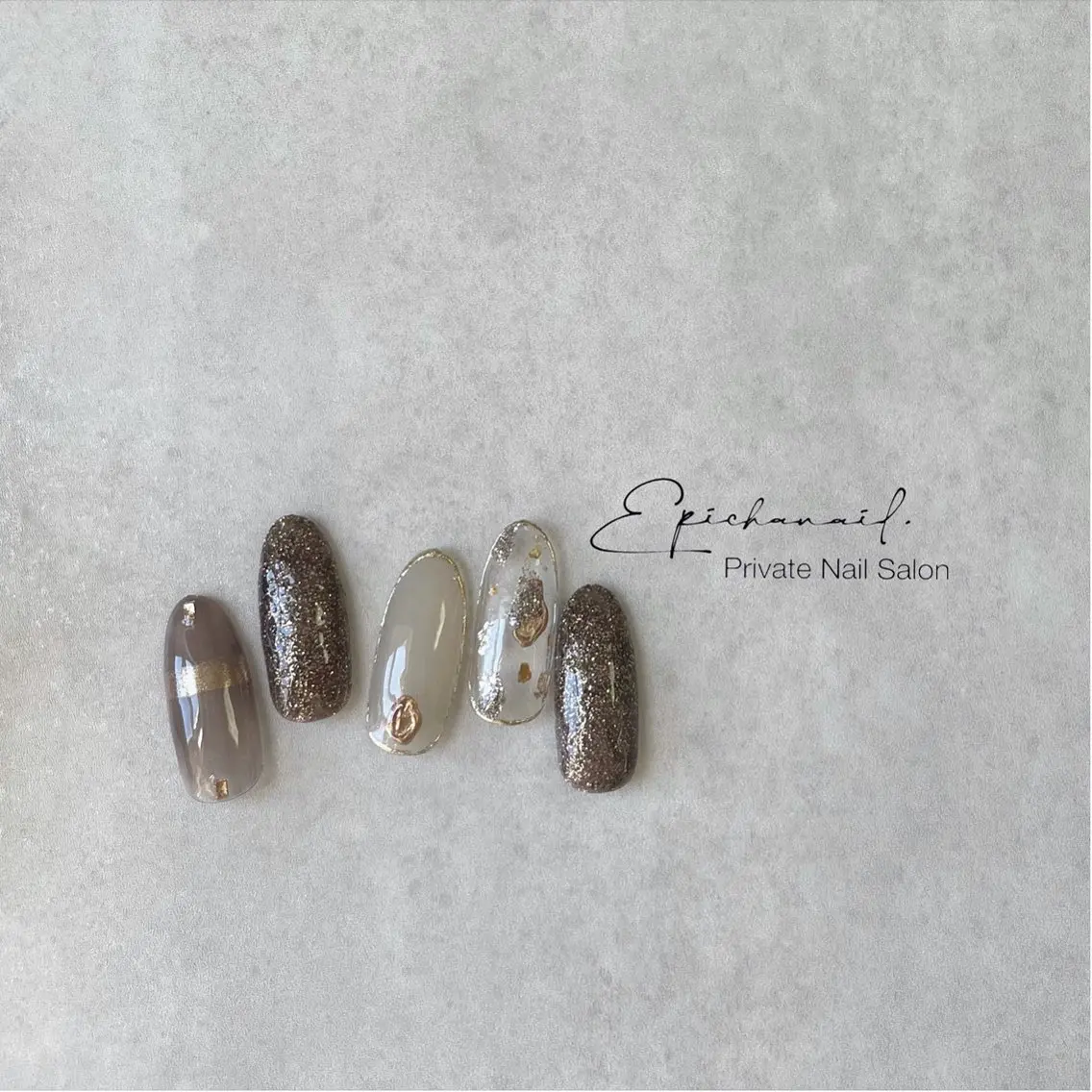 ネイル ドット ニュアンスネイル EPICHA NAILのネイルデザイン