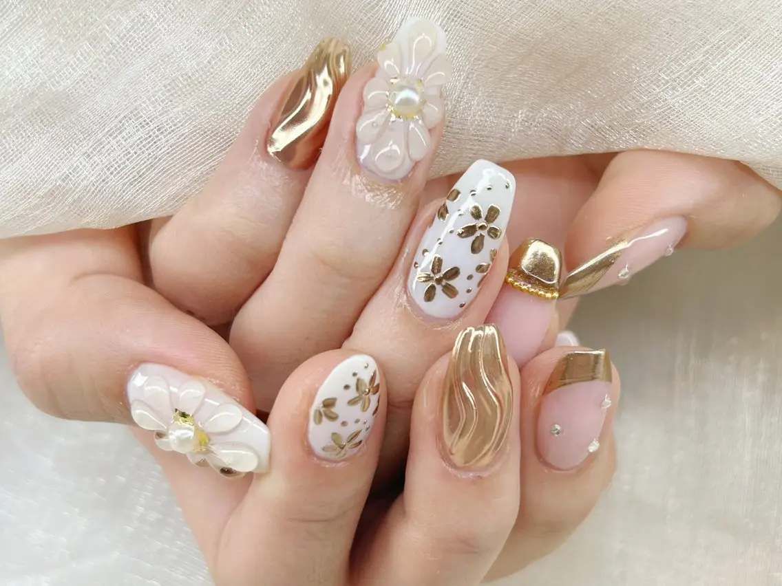 ネイル 成人式 持ち込み ワンカラーネイル ハンドネイル Lino Nailのネイルデザイン