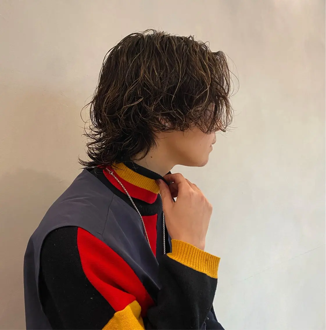 メンズ メンズパーマ 奈良奎汰 メンズカットのヘアスタイル