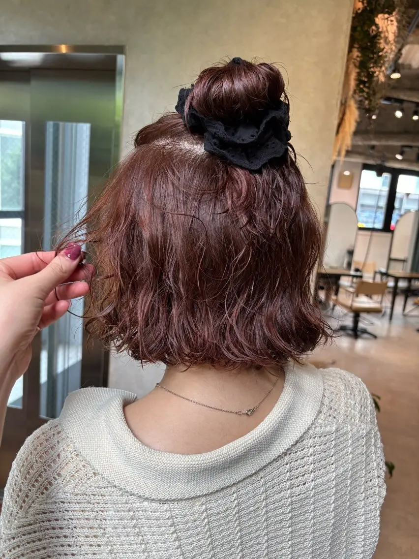 ショート パーマ 無料カットモデル募集 ／ueno aiのヘアスタイル