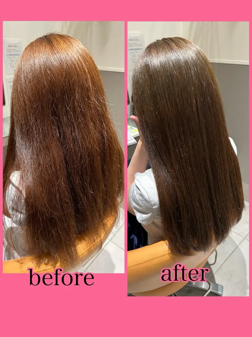 ロング カラー 大久保 陽子のヘアスタイル
