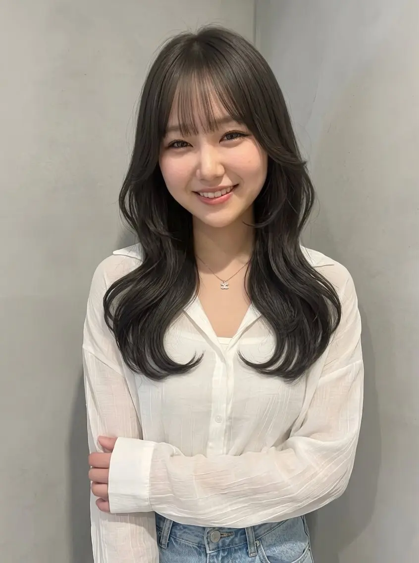 セミロング 宝塚南口徒歩2分 ルイスのヘアスタイル