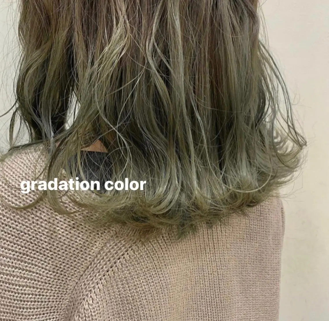 セミロング カラー グラデーションカラー ヘアカラー ブリーチなしWカラー ／レイヤー🎀マリノのヘアスタイル