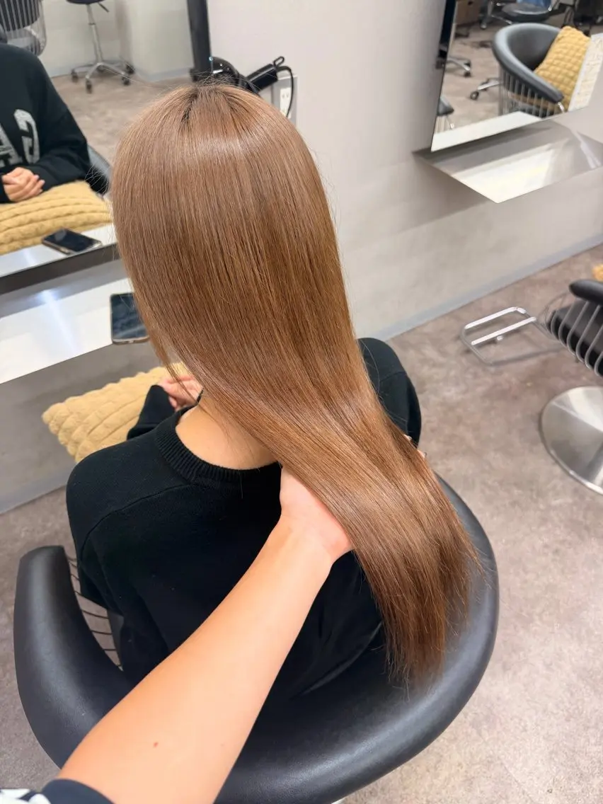 ロング ヘアカラー トリートメント Moremuu/ MAIKA🎀のヘアスタイル