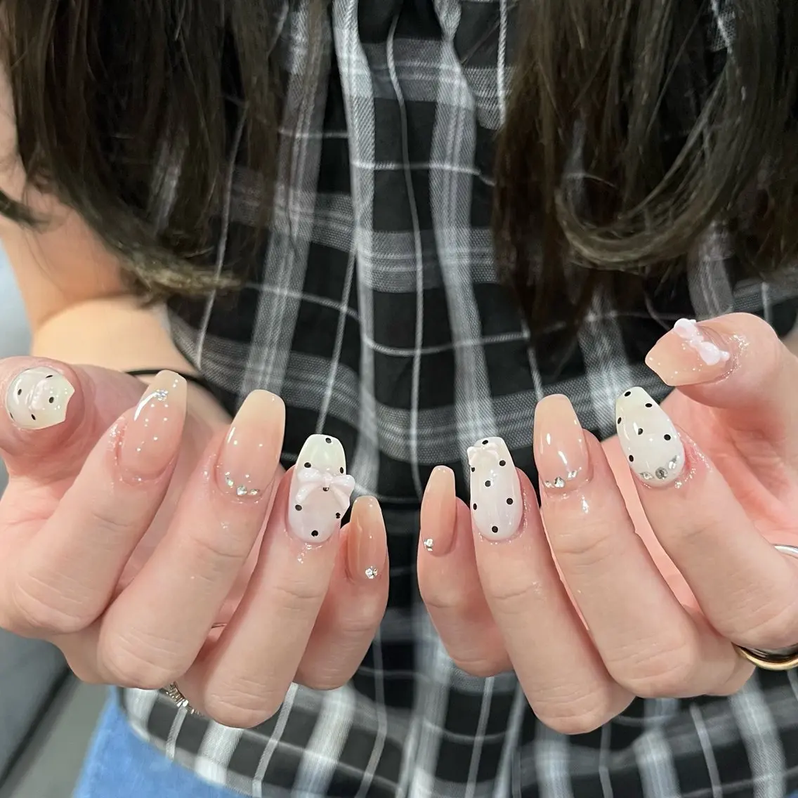 ネイル 韓国ネイル ワンホンネイル Kawaii _Nailのネイルデザイン