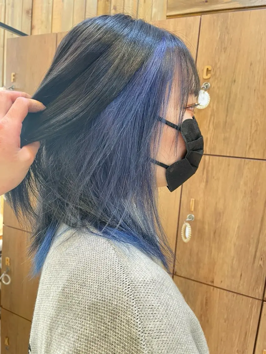 ロング カラー ヘアカラー メンズパーマ/ウルフ /似合わせカット滉一のヘアスタイル