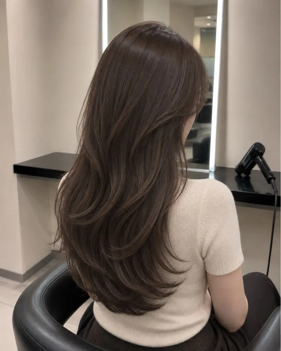 ミディアム カラー ブラウンカラー トリートメント 🌈ウルトワ水素 髪質改善naru🌈のヘアスタイル