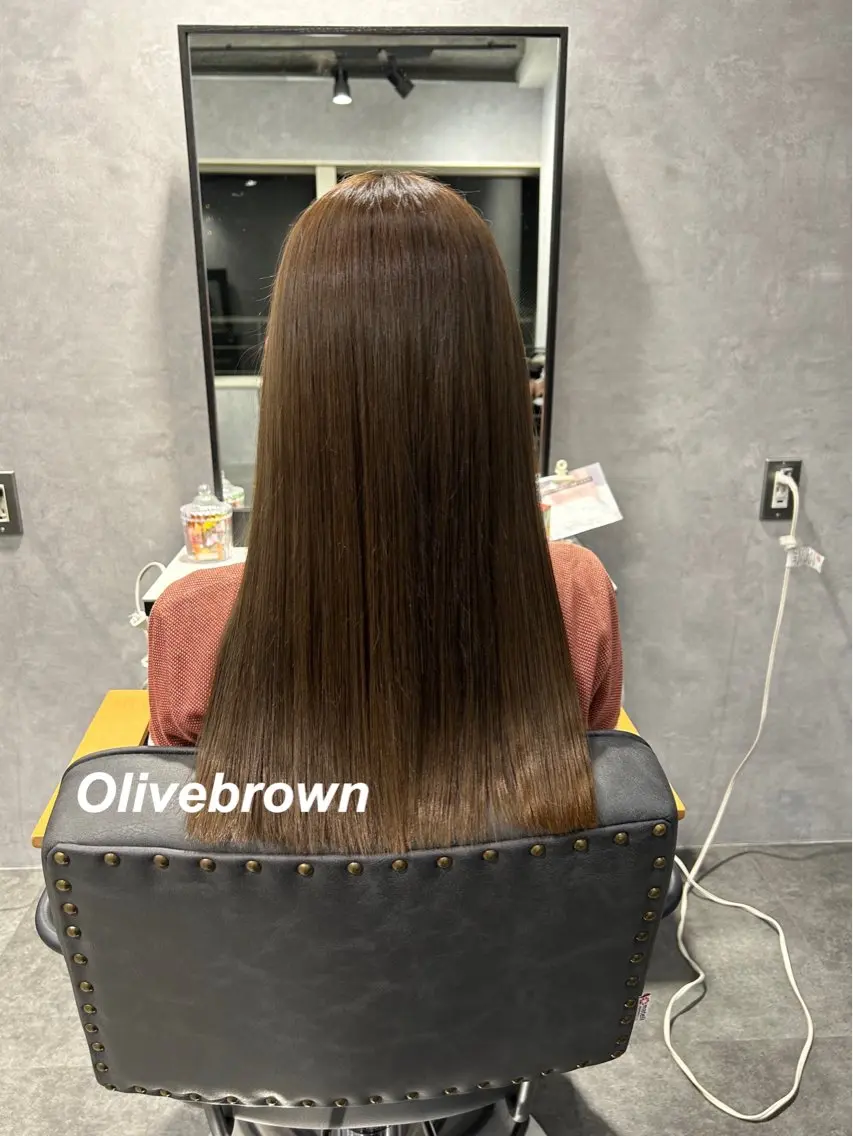 ロング カラー ブラウンカラー プルエクステ/インナ ーカラー🦊はるなのヘアスタイル