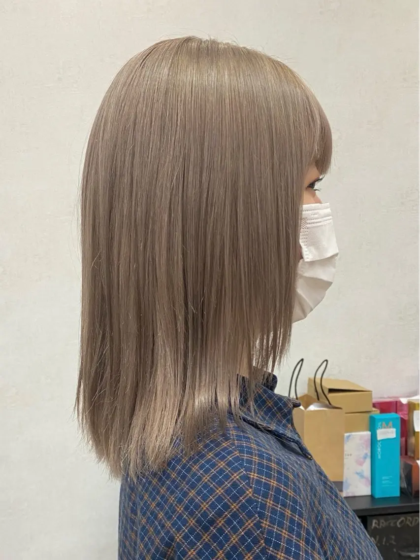 ショート カラー ハイトーン💗ピンク 🛼カラフル🍀のヘアスタイル