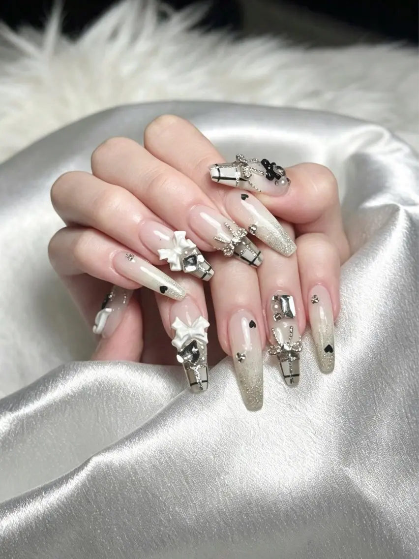 ネイル 長さ出し ジェルネイル 韓国ネイル シンプルネイル 夏ネイル NEMnail .aichanのネイルデザイン