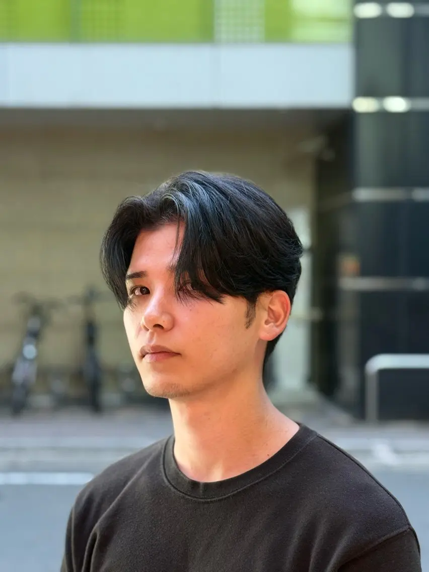 ミディアム メンズ 似合わせカット パーマ・カラー特化/ メンズ美容師米田幸平のヘアスタイル