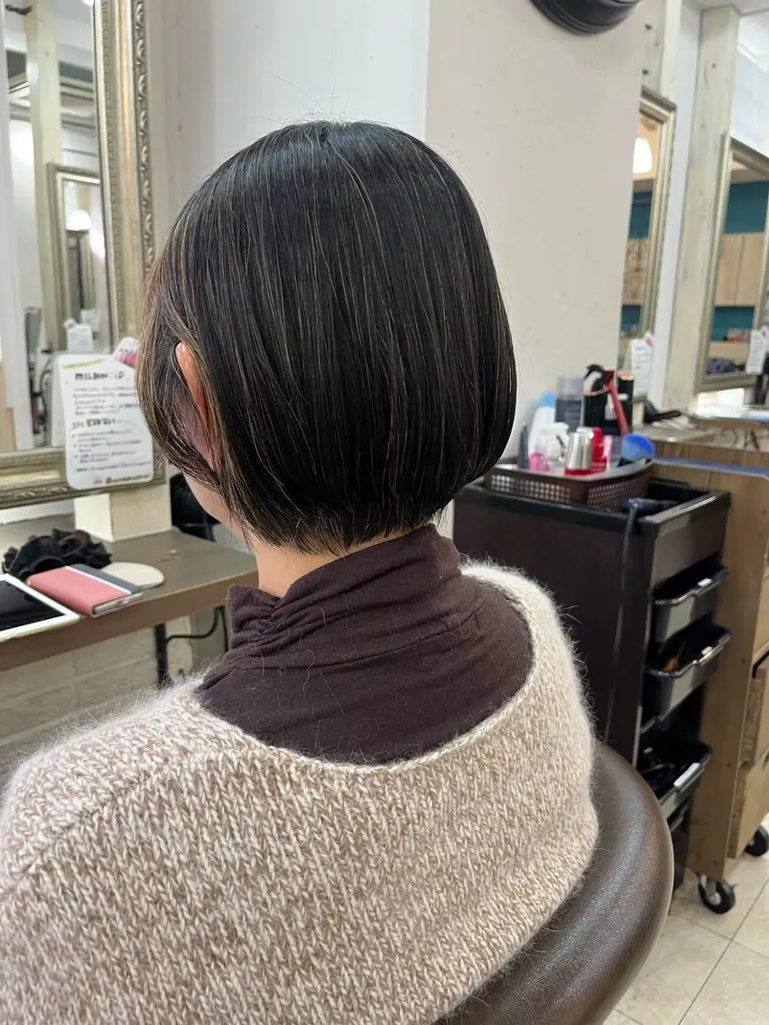 ショート ショートボブ ボブ ショートヘア 兒玉/艶カラー/ 髪のお悩み相談😌のヘアスタイル