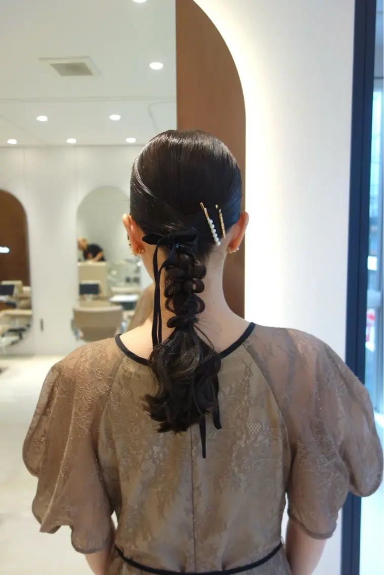 ヘアアレンジ yuna🪽‪ ヘアセット／カラーのヘアスタイル