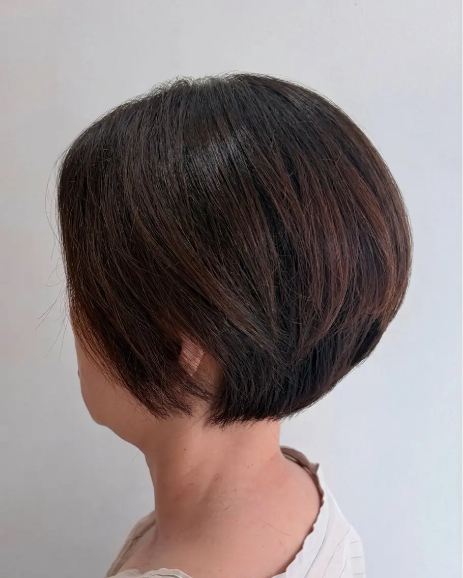 ショート 成瀬スパイラル パーマ清水大隼のヘアスタイル