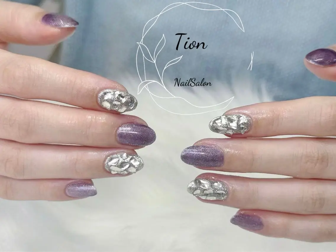 ネイル チークネイル 長さ出し フットネイル フレンチネイル ジェルネイル Nailsalon Tion武蔵小杉店のネイルデザイン