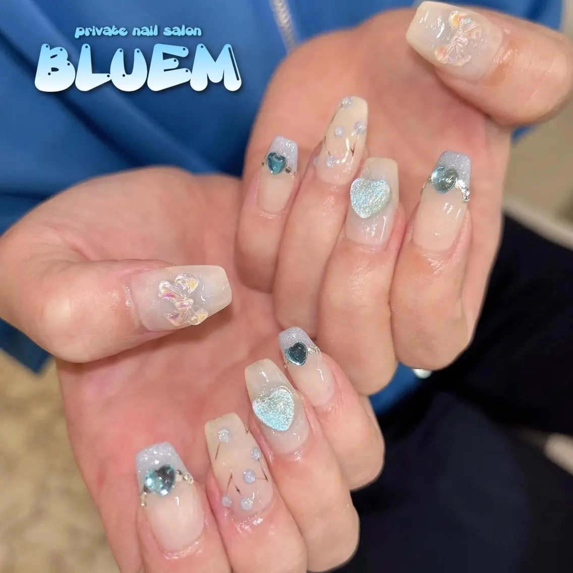 ネイル ハンドネイル BLUEM なな🐶のネイルデザイン